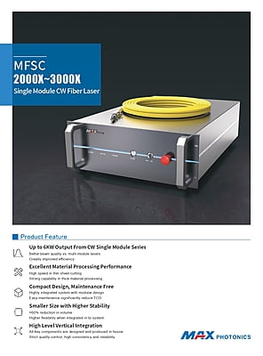 MFSC Single Module CW Fiber Laser Source