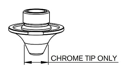 AMADA® MUSHROOM DOUBLE NOZZLE AM367-1163CPX CP