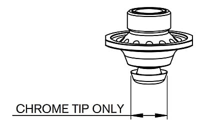 AMADA® MUSHROOM DOUBLE NOZZLE FIBER WITH COLLAR CP