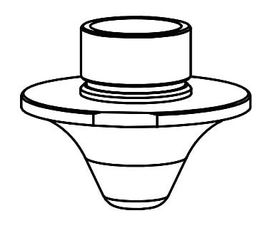 AMADA® MUSHROOM SINGLE NOZZLE W/CONCAVE CP