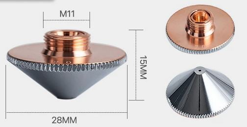 PRECITEC-DOUBLE LAYER CHROME PLATED NOZZLE